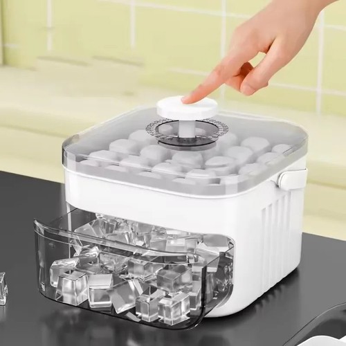 Cube ice maker with easy - with,