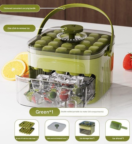 Cube ice maker with easy - 50-cube,