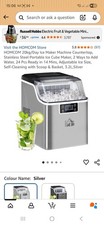 HOMCOM Ice Maker Machine